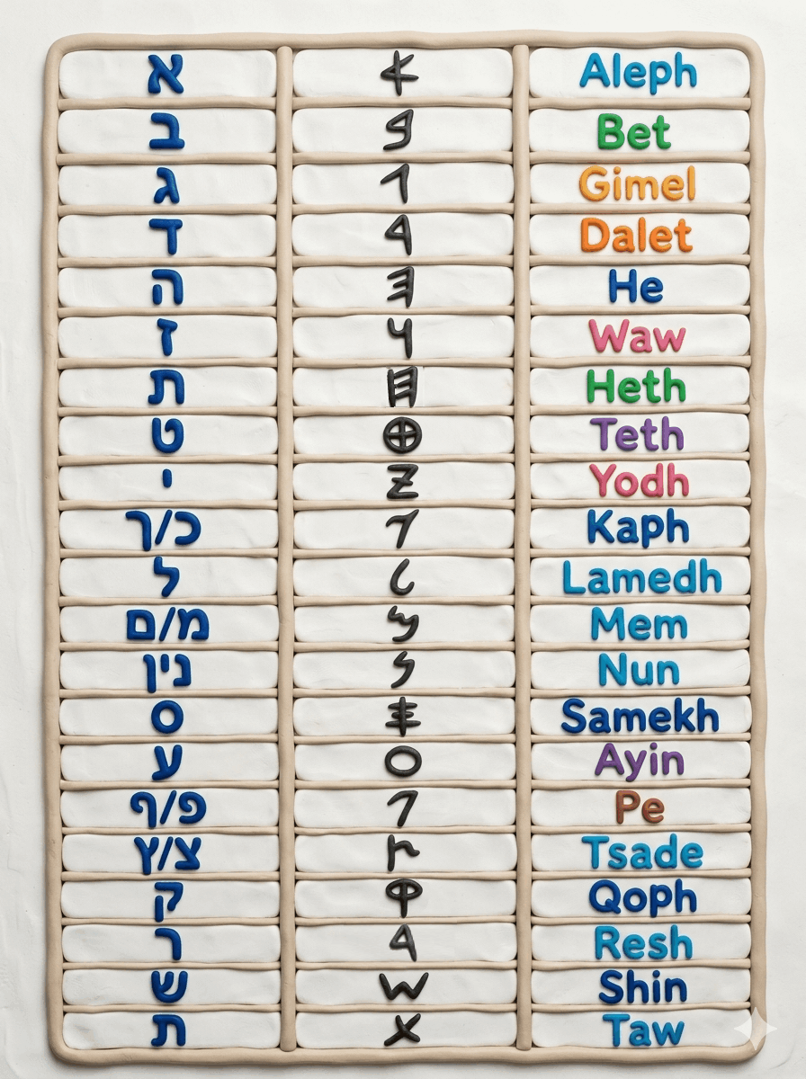 paleo hebrew characters